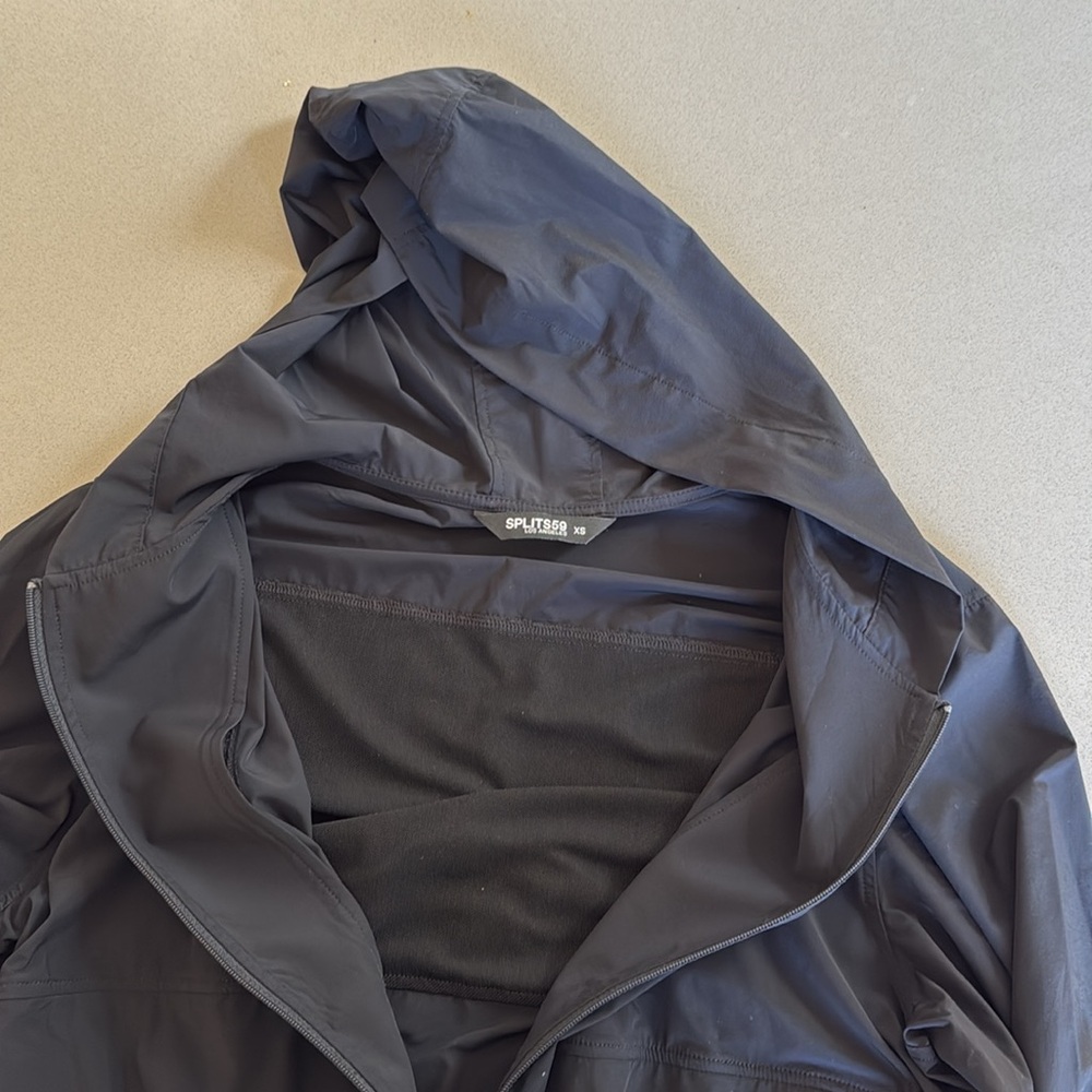 Splits59 Black Utility Jacket - Megan Woven Nylon… - image 3